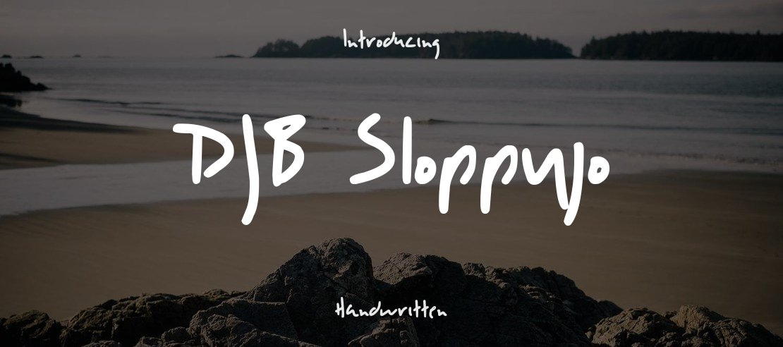 DJB Sloppyjo Font