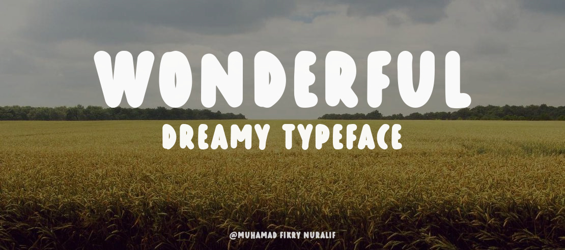 Wonderful Dreamy Font