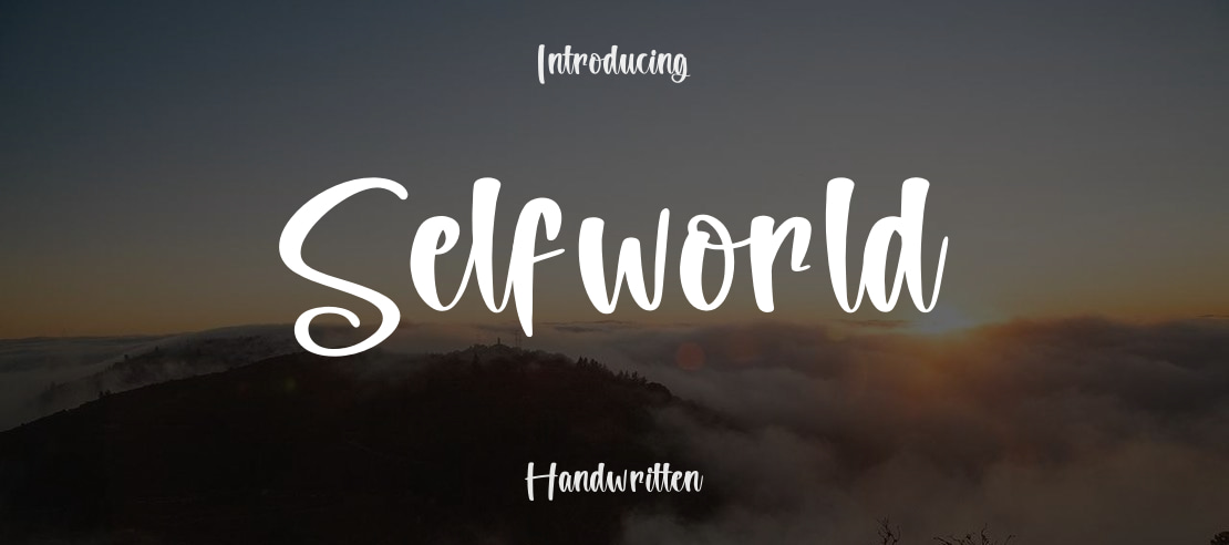 Selfworld Font