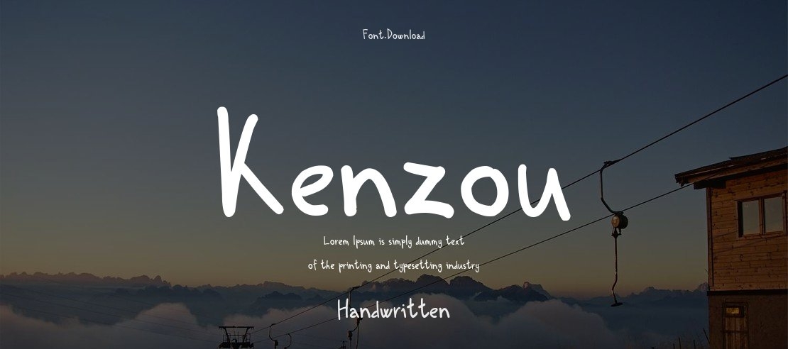 Kenzou Font