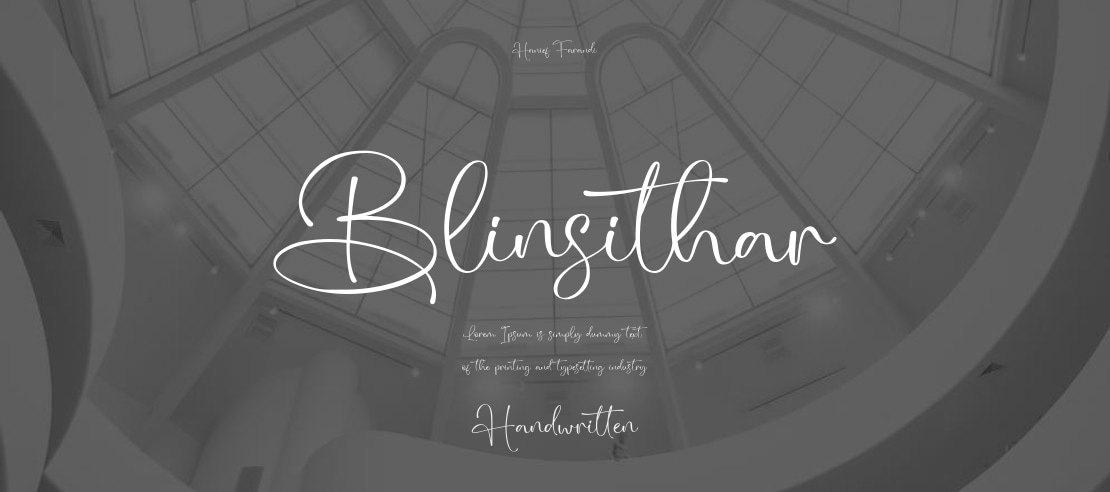 Blinsithar Font