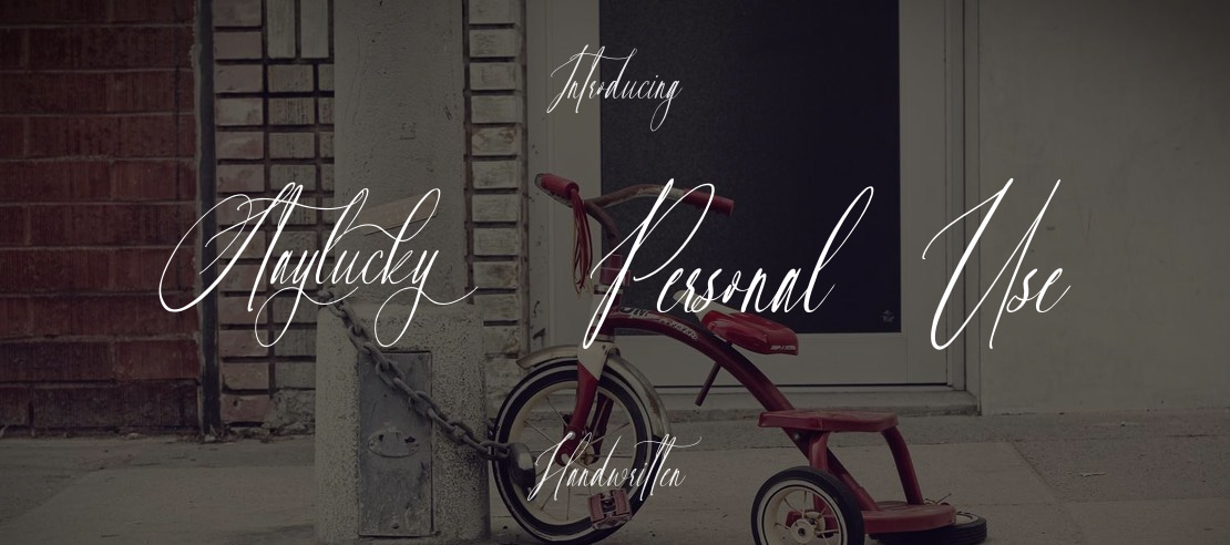 Staylucky Personal Use Font
