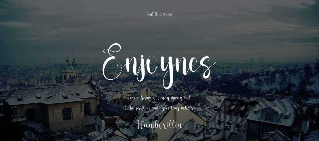 Enjoynes Font