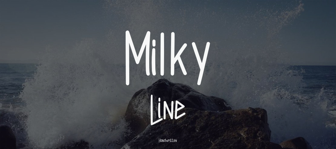 Milky Line Font