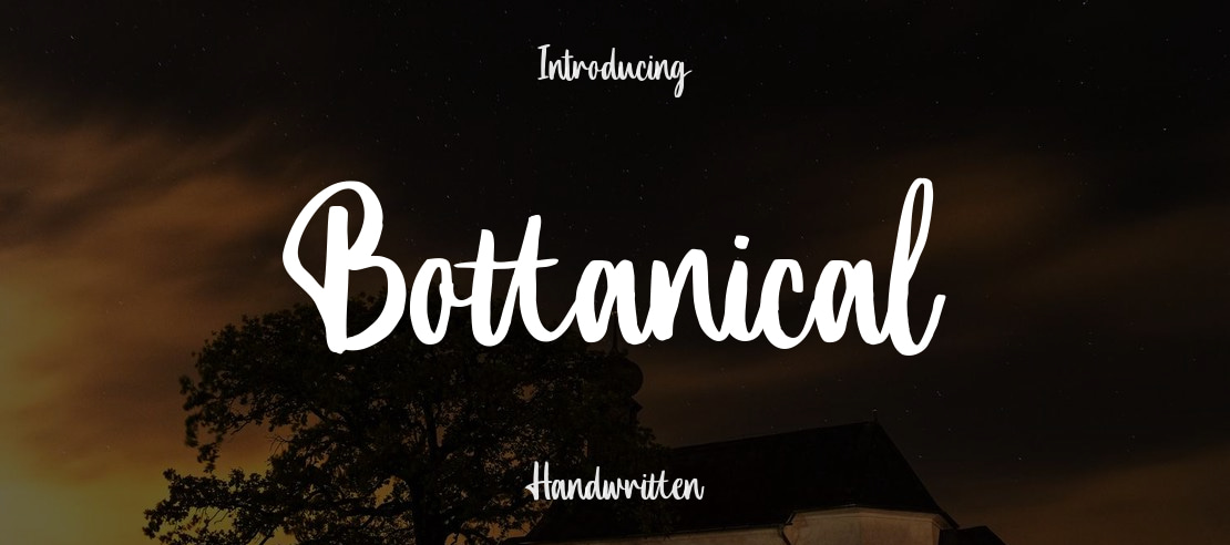 Bottanical Font