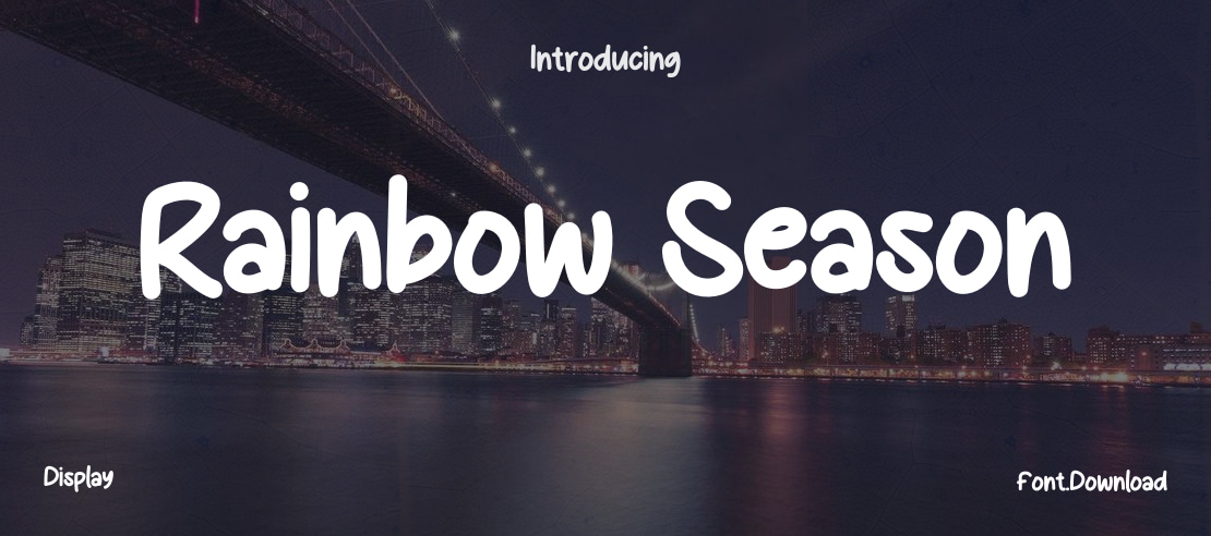 Rainbow Season Font