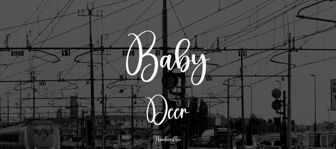 Baby Deer Font