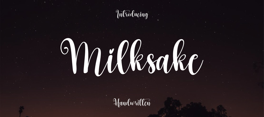 Milksake Font