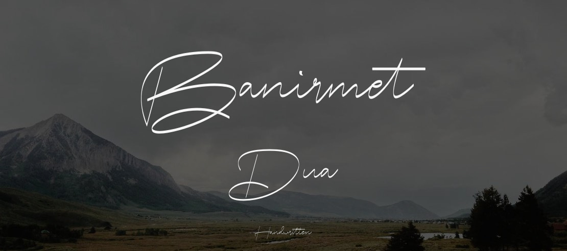 Banirmet Dua Font