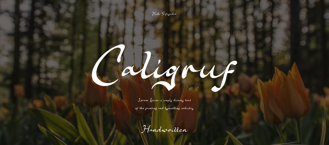 Caligruf Font