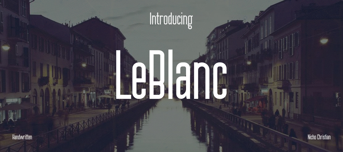 LeBlanc Font