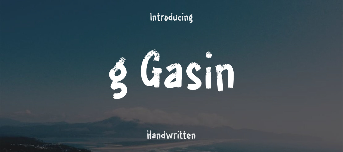 g Gasin Font