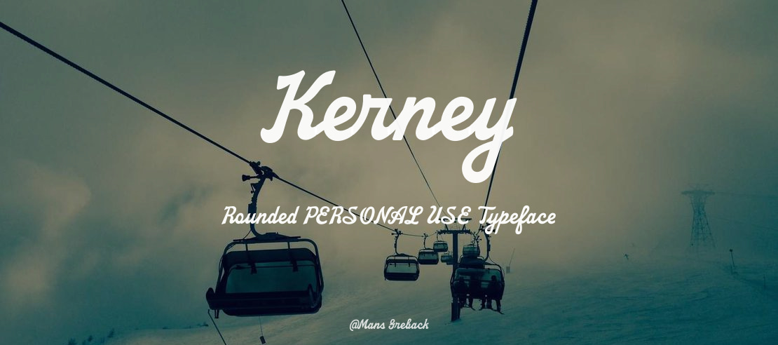 Kerney Rounded PERSONAL USE Font