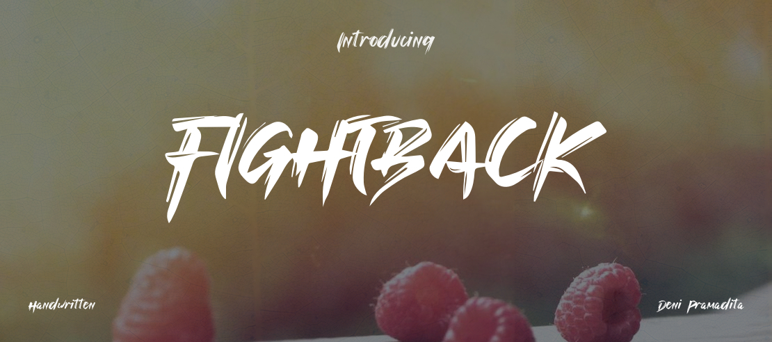 FIGHTBACK Font