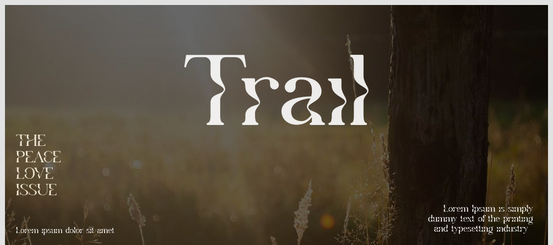 Trail Font