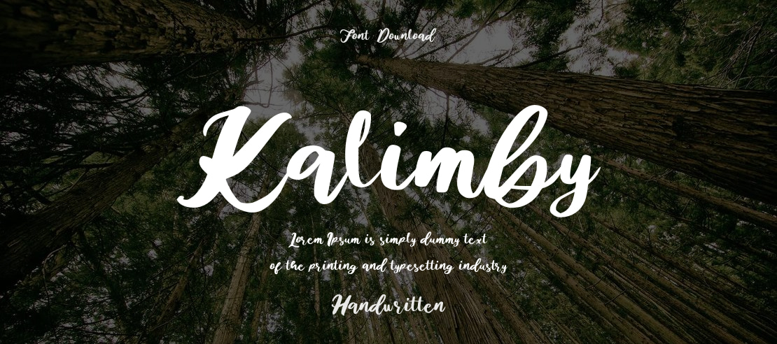 Kalimby Font