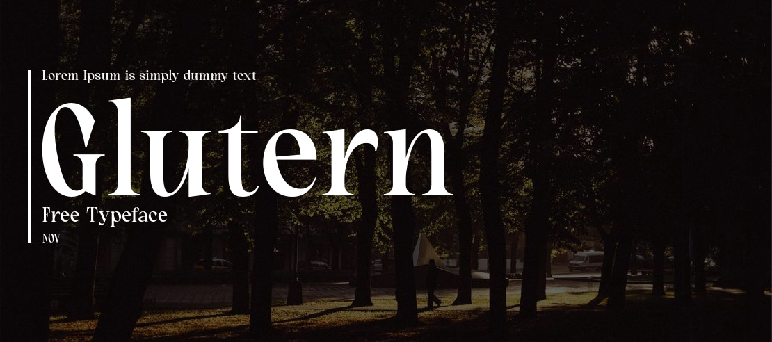 Glutern Free Font