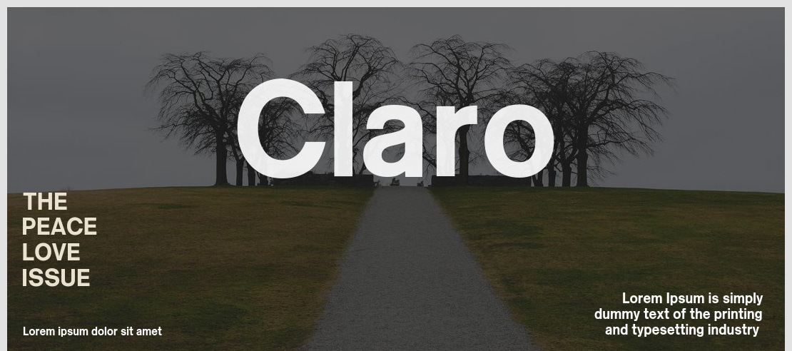 Claro Font