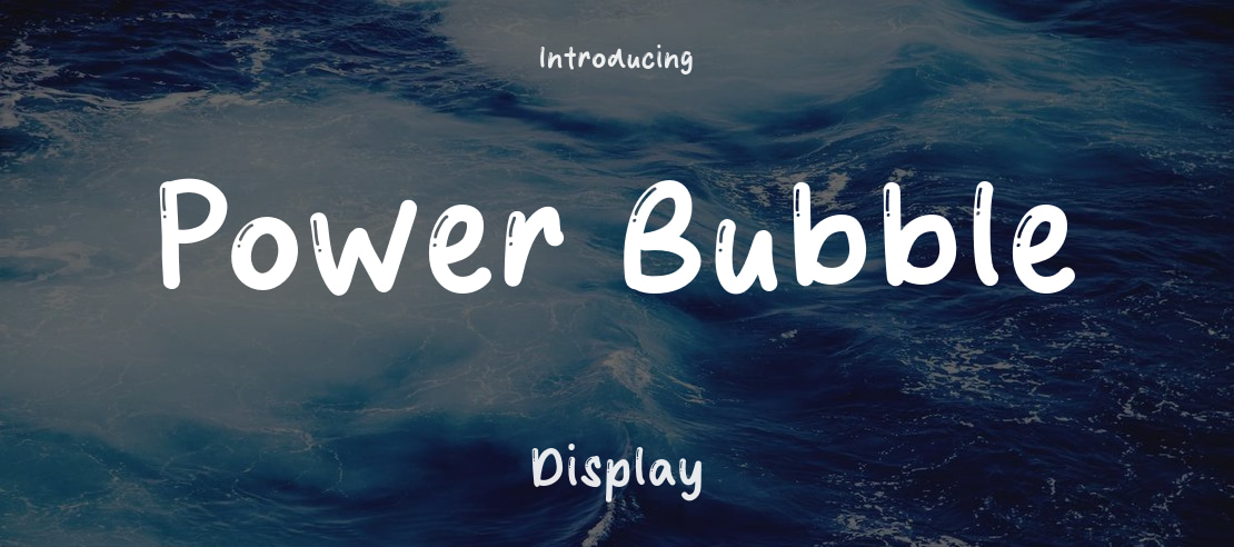 Power Bubble Font