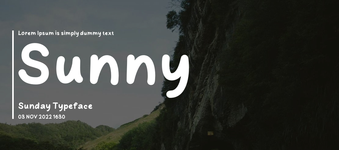 Sunny Sunday Font