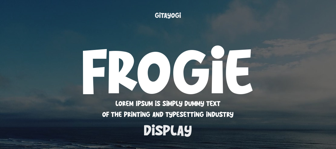 Frogie Font