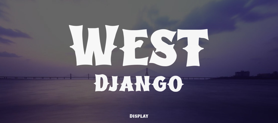 West Django Font