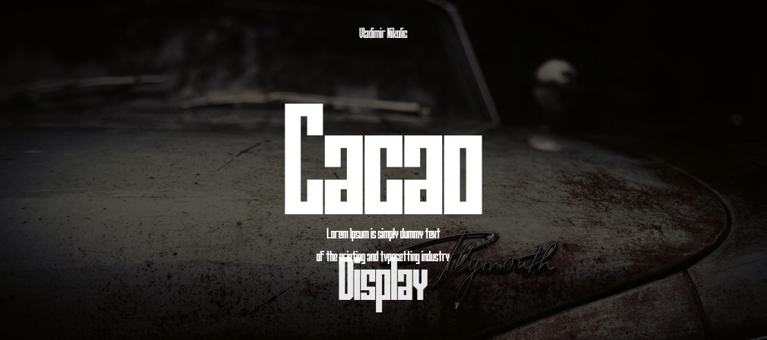 Cacao Font