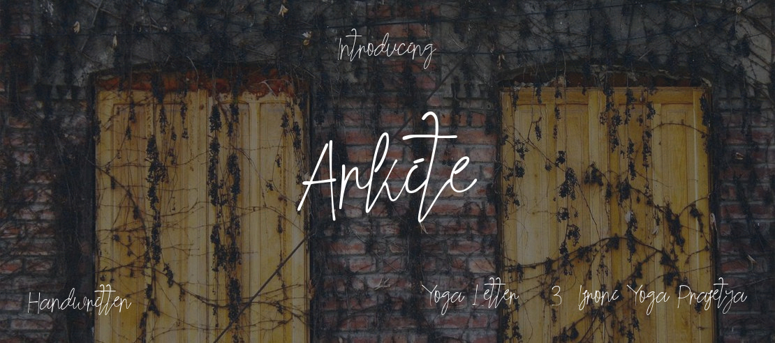 Arkite Font