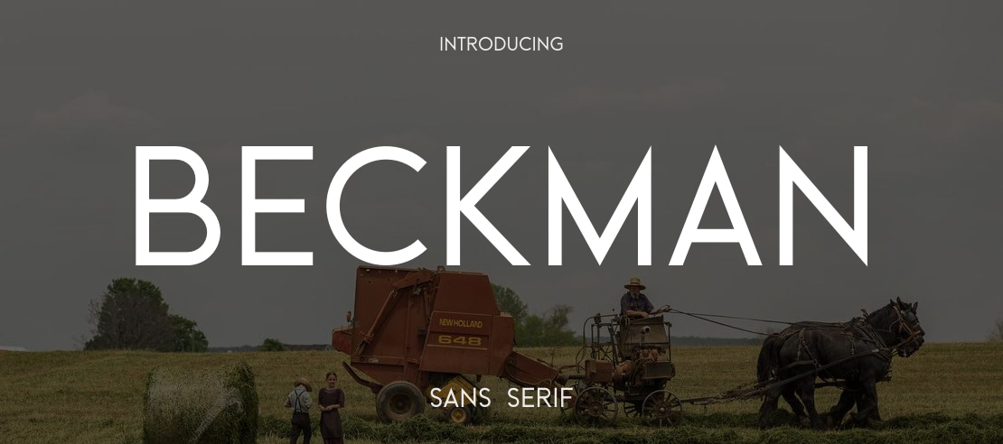 Beckman Font