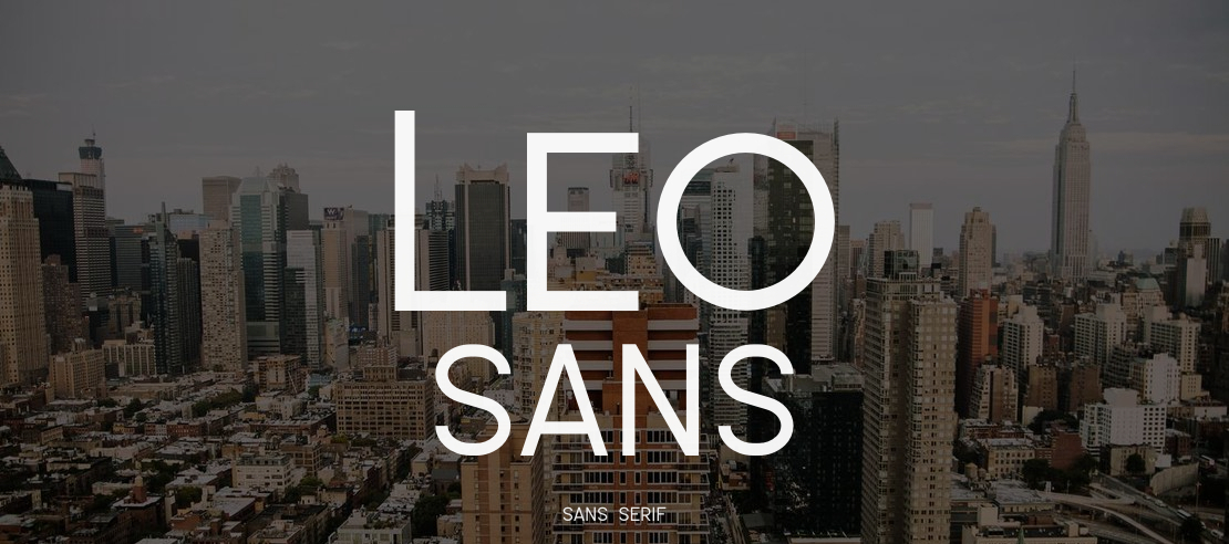 Leo Sans Font