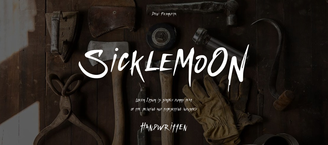 SickleMoON Font