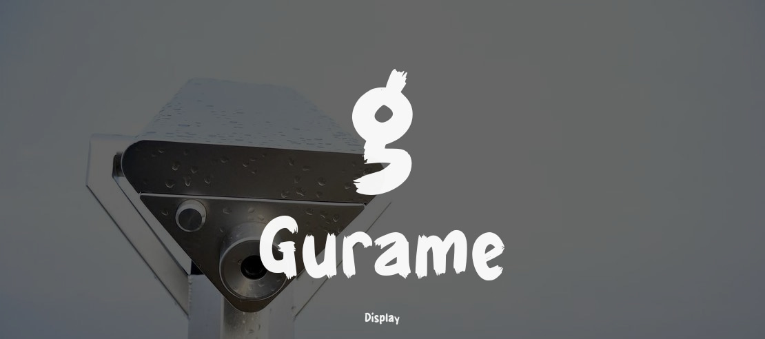 g Gurame Font