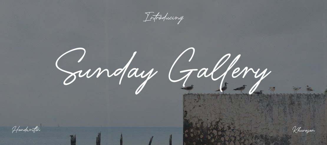 Sunday Gallery Font