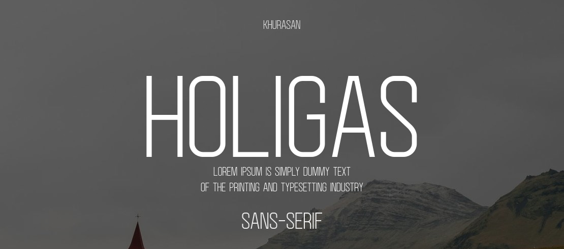 Holigas Font