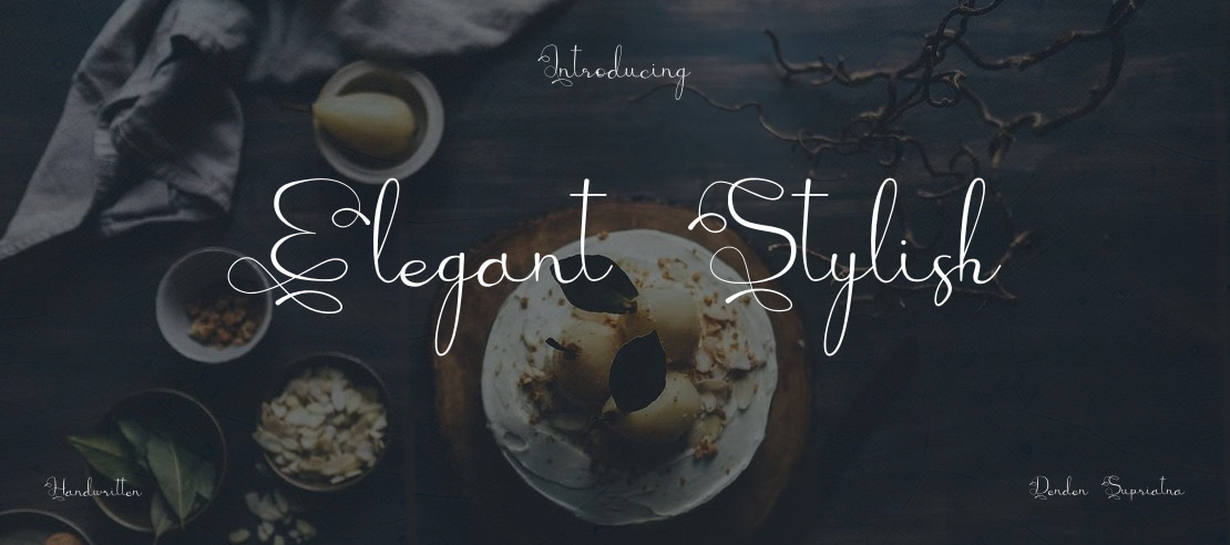 Elegant Stylish Font