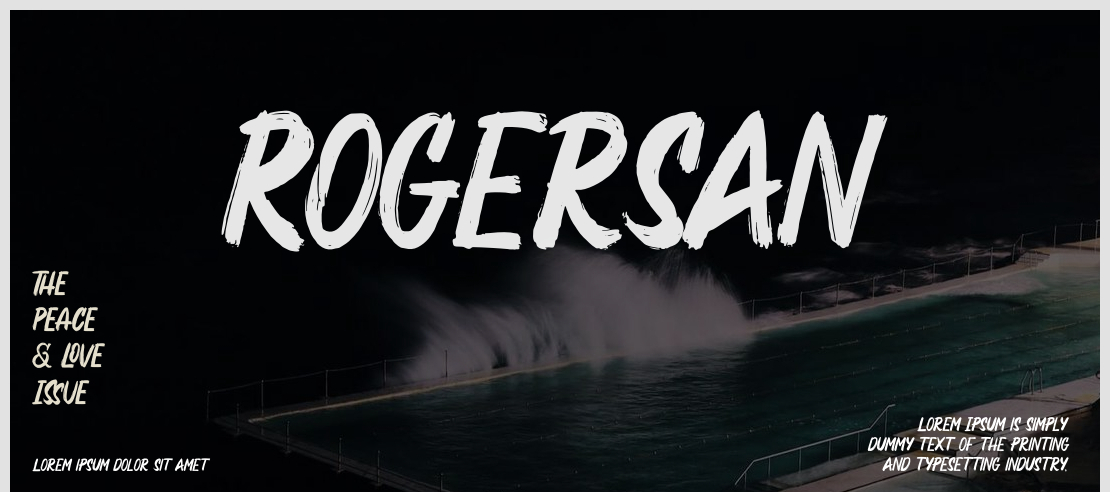 Rogersan Font
