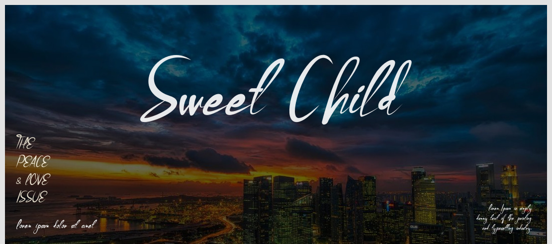 Sweet Child Font