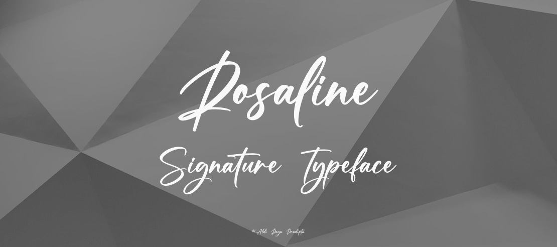 Rosaline Signature Font