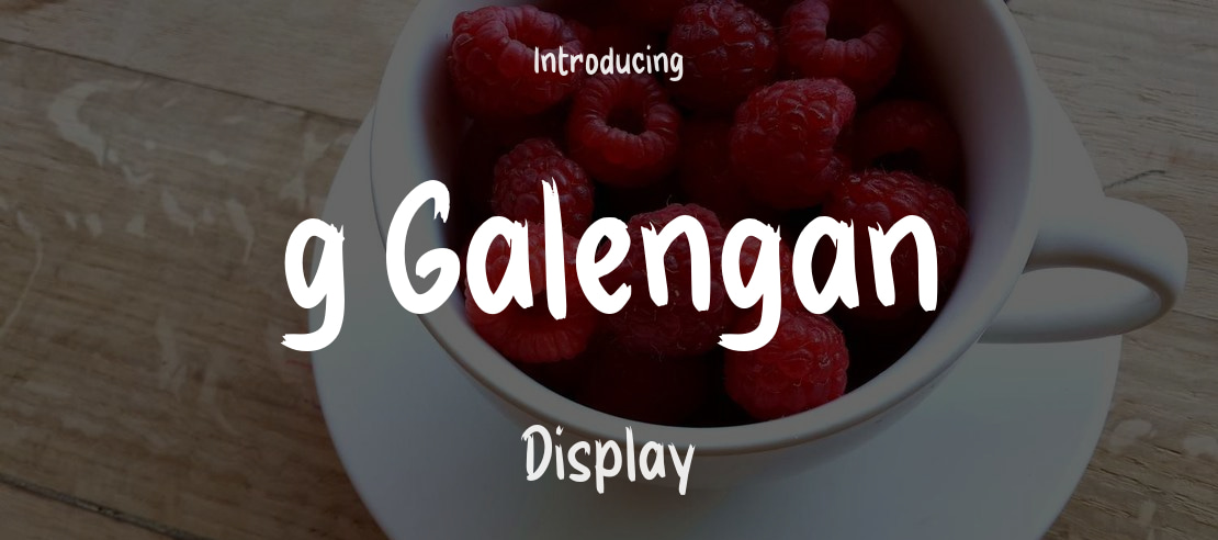 g Galengan Font