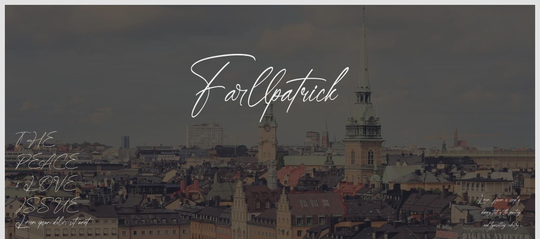 Farllpatrick Font