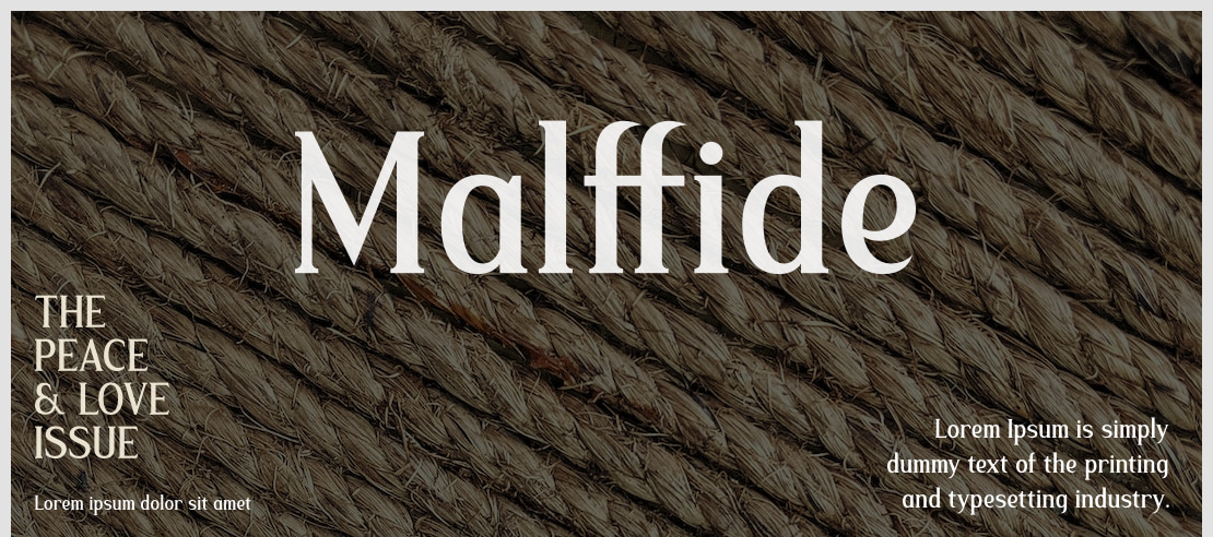 Malffide Font