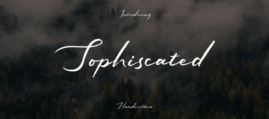 Sophiscated Font