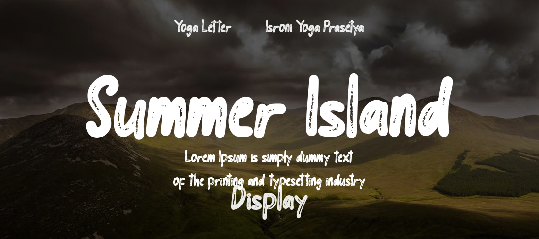 Summer Island Font