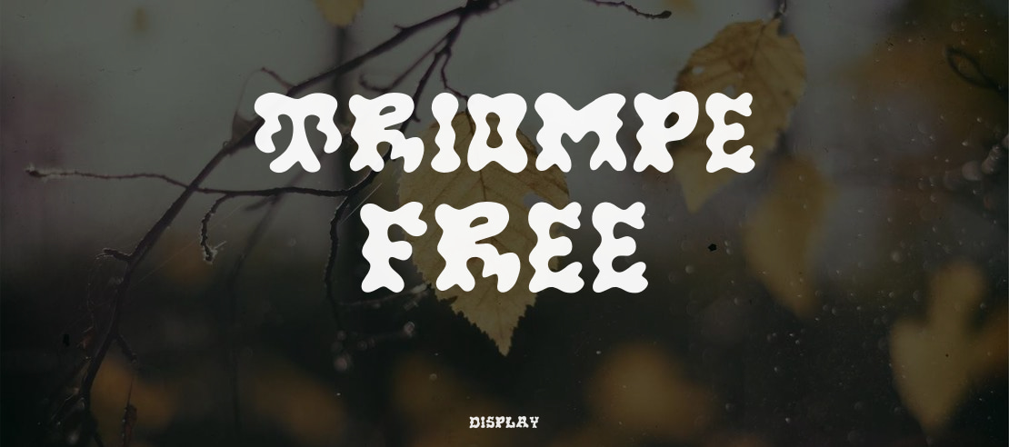 Triompe Free Font