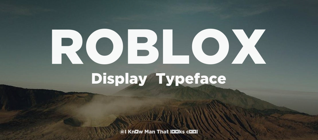 ROBLOX Display  Font
