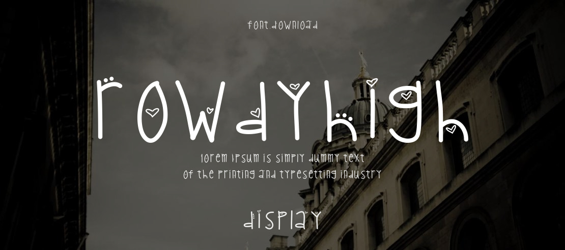 RowdyHigh Font