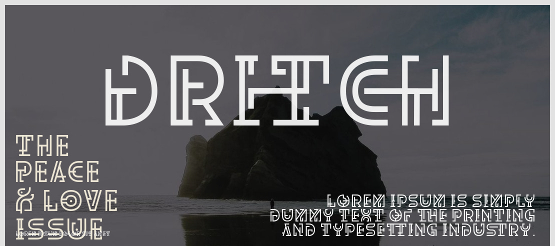 Dritch Font