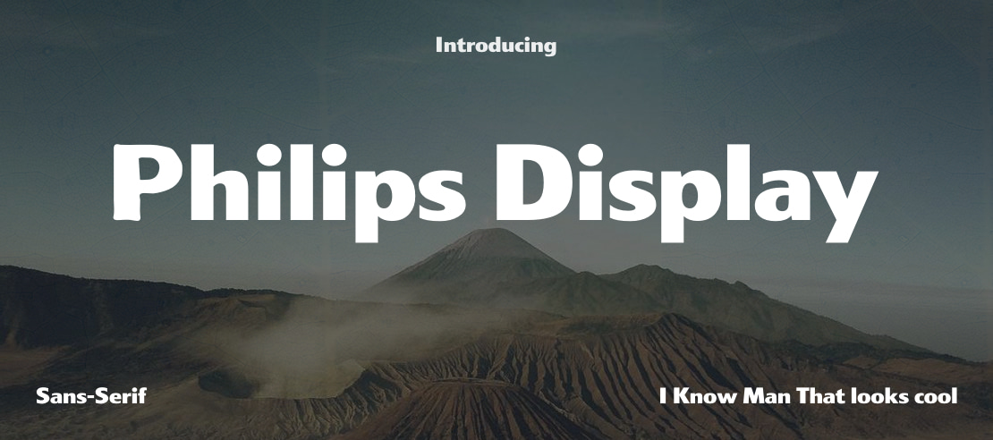 Philips Display Font