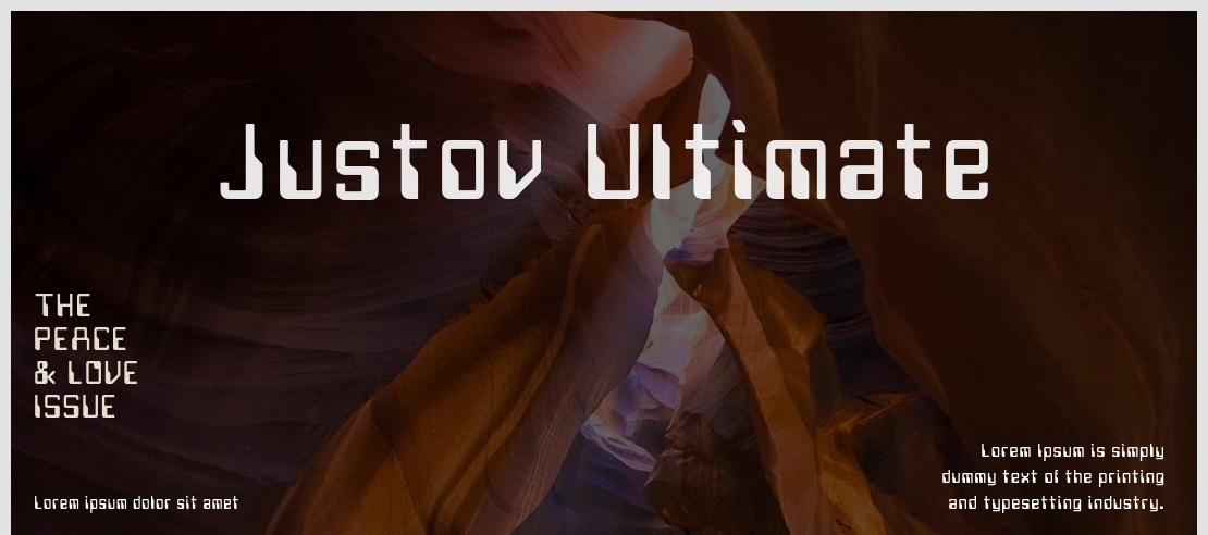 Justov Ultimate Font