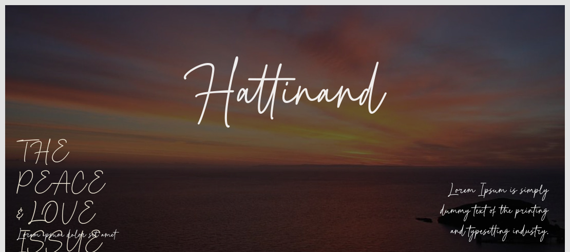 Hattinand Font